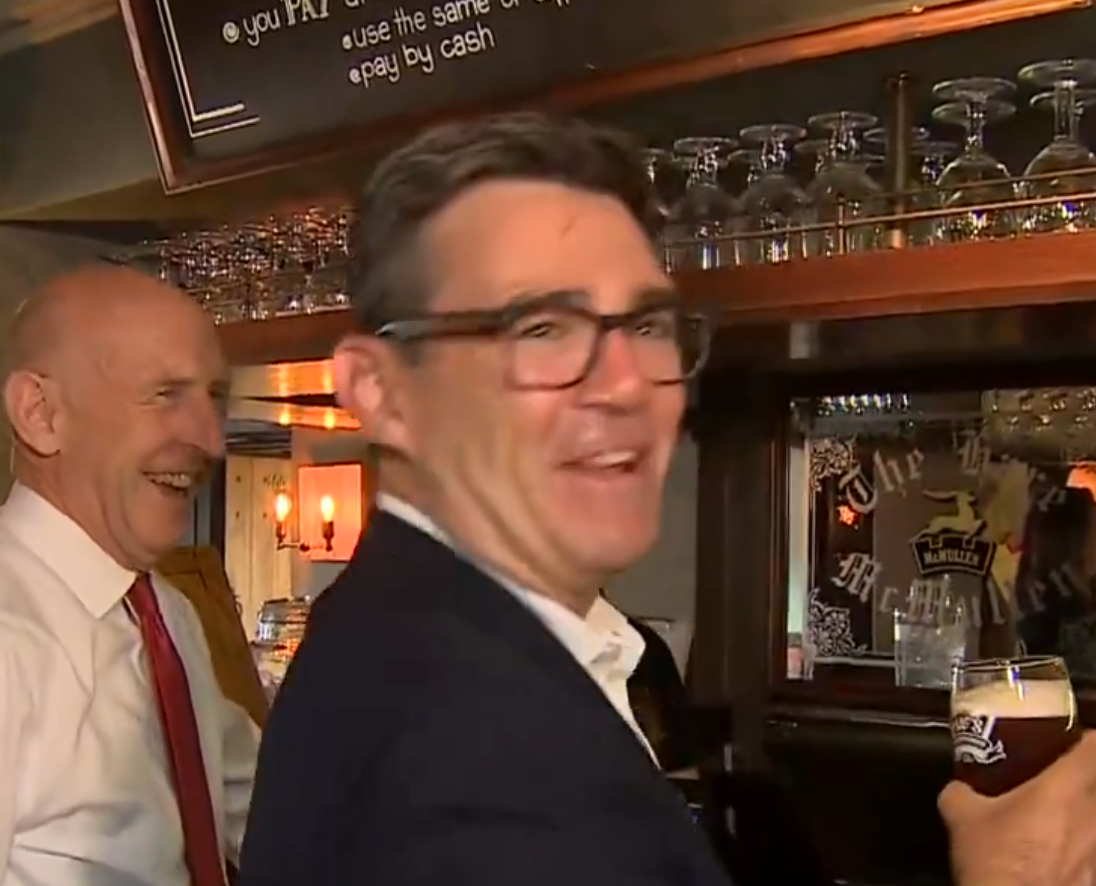 Burnham takes on Farage